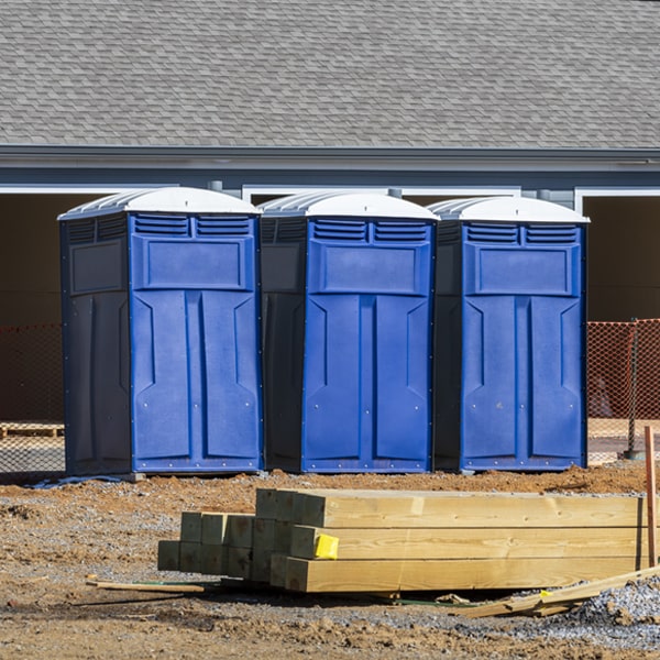 what is the expected delivery and pickup timeframe for the porta potties in Lake Heritage PA